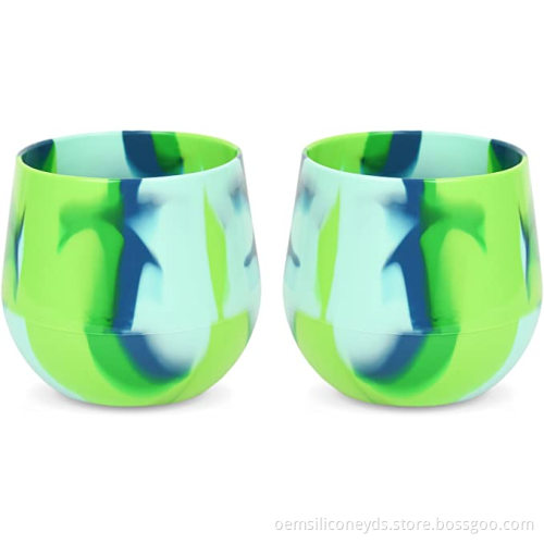 Custom Silicone Shatterproof Reusable Cups